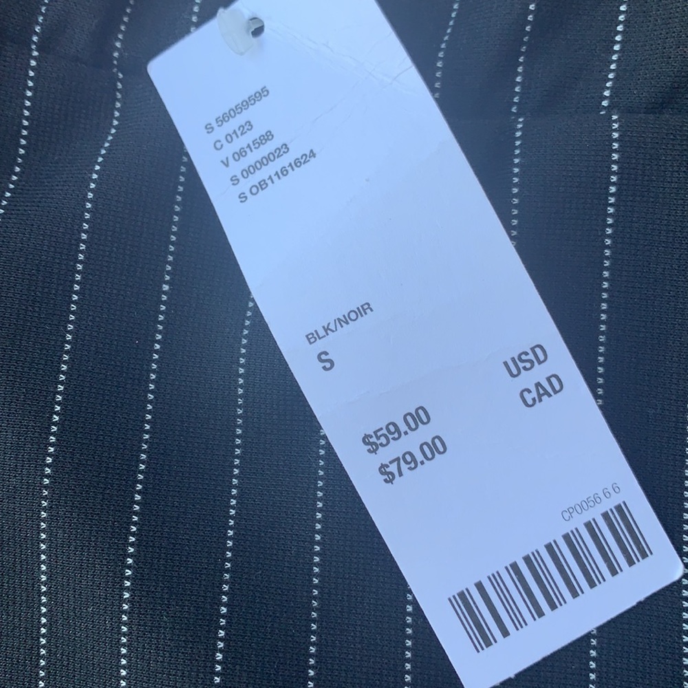 Urban outfitters black striped pants - Picture 2 of 7